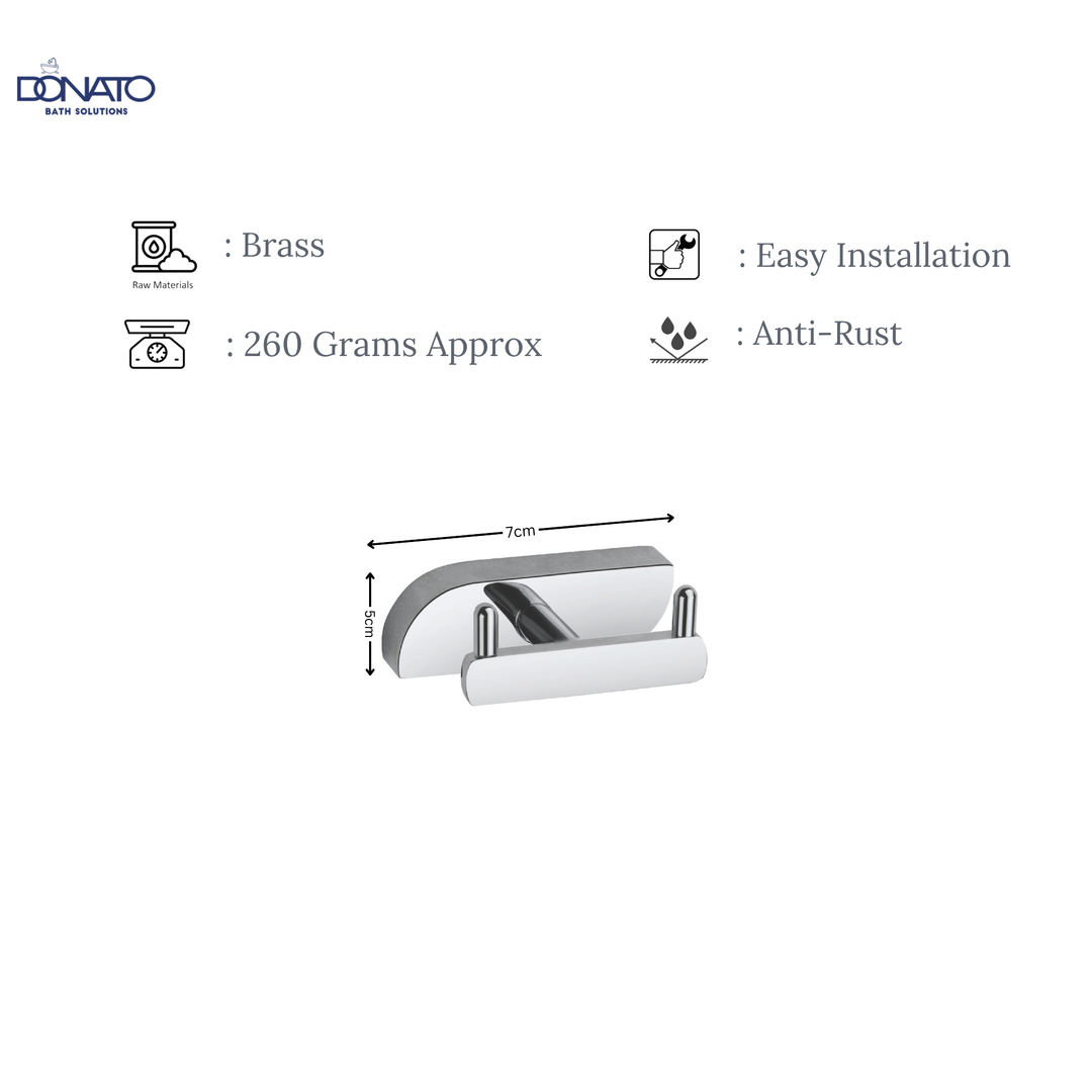DONATO ROBE HOOK- BENZ BRASS
