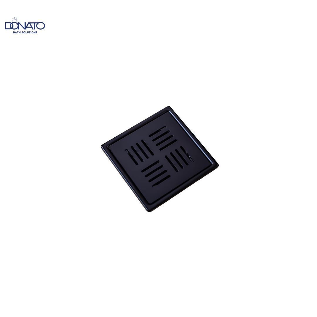 GLORY PLAIN 6"x6" MATT BLACK - SS 304 GRATINGS