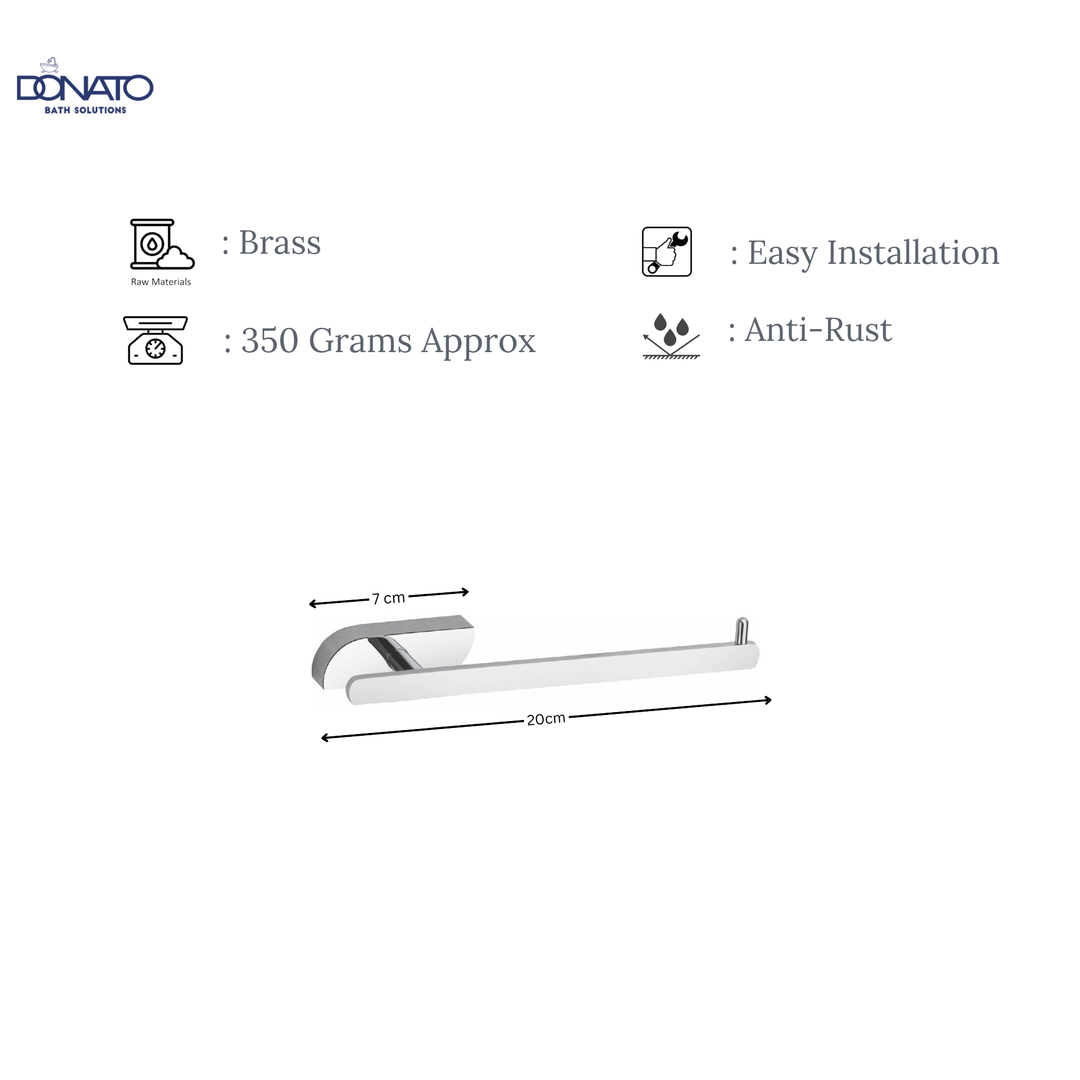 DONATO TOWEL RING- BENZ BRASS