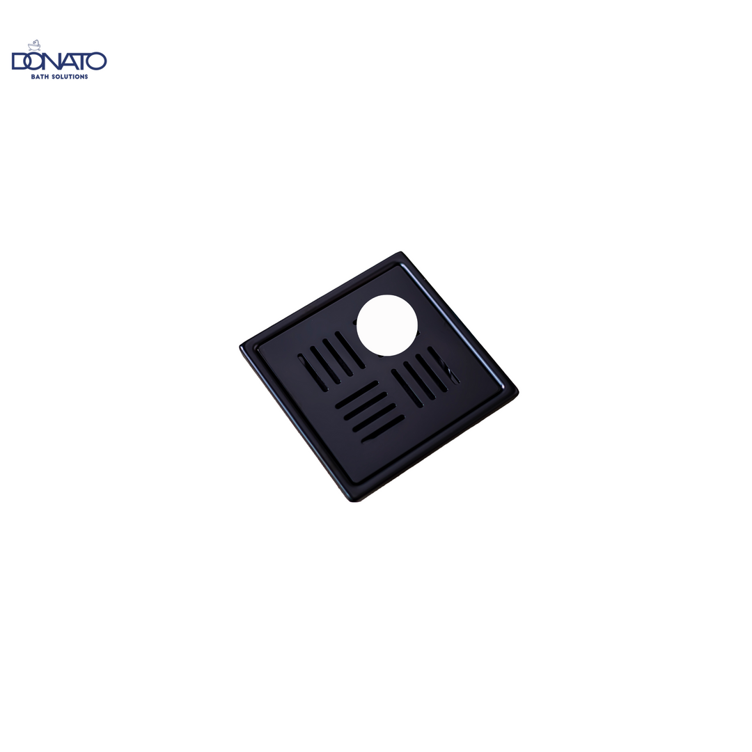 GLORY HOLE 6"x6" MATT BLACK - SS 304 GRATINGS