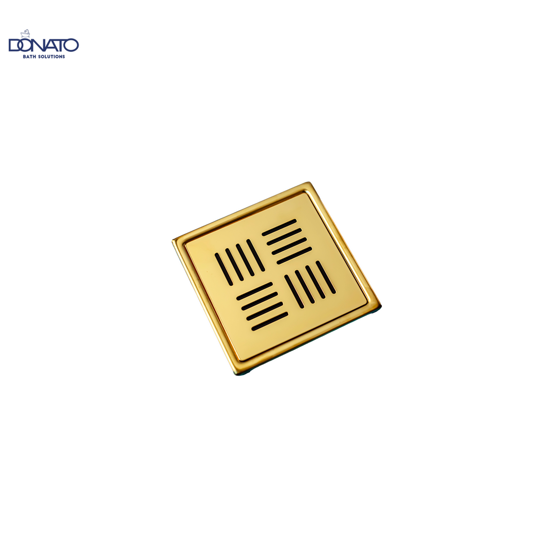 GLORY PLAIN 6"x6" GOLD - SS 304 GRATINGS