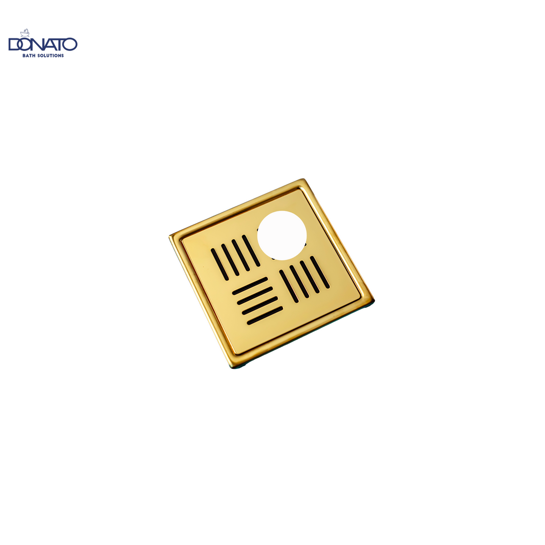 GLORY HOLE 6"x6" GOLD - SS 304 GRATINGS