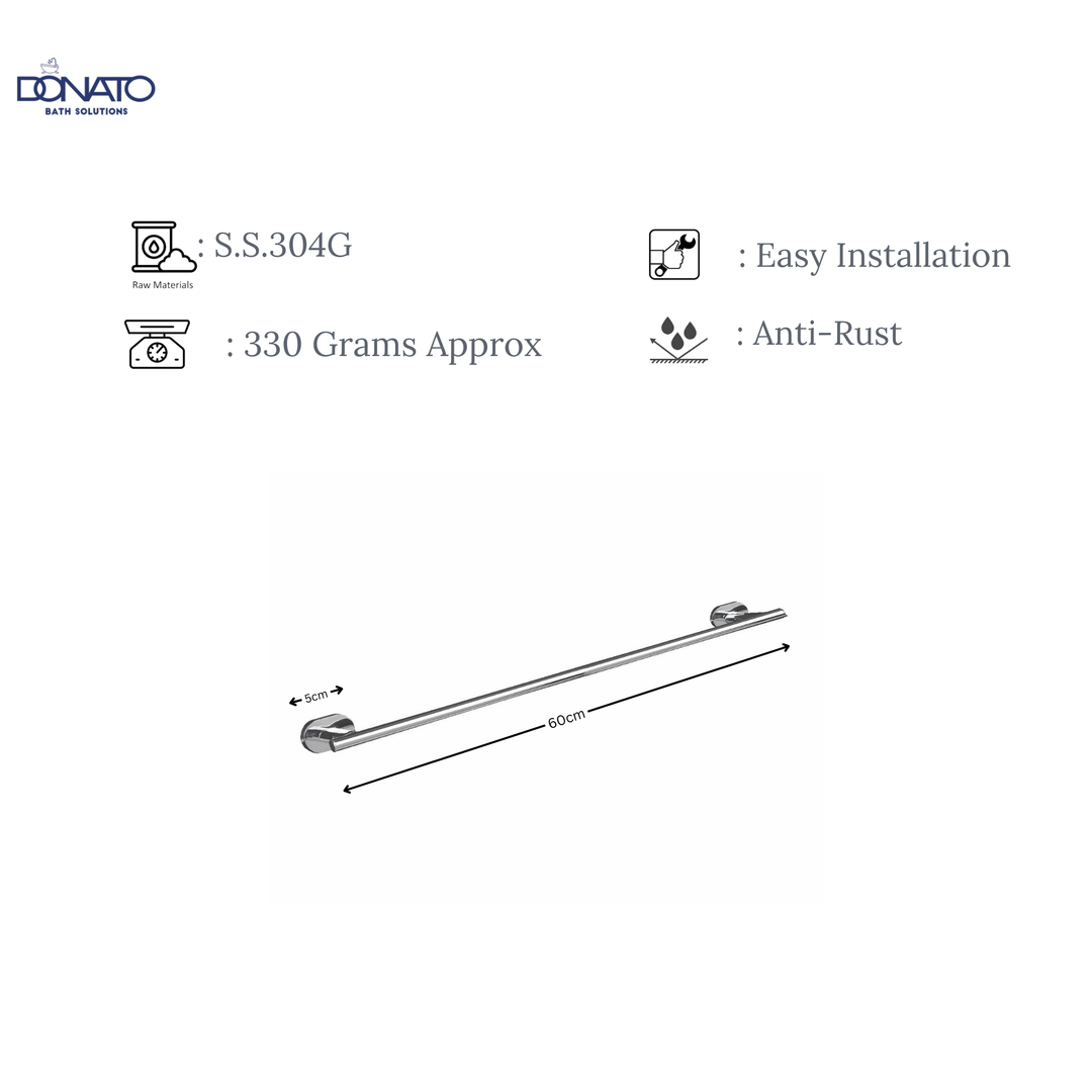DONATO TOWEL RAIL 24"-DEXTER S.S 304