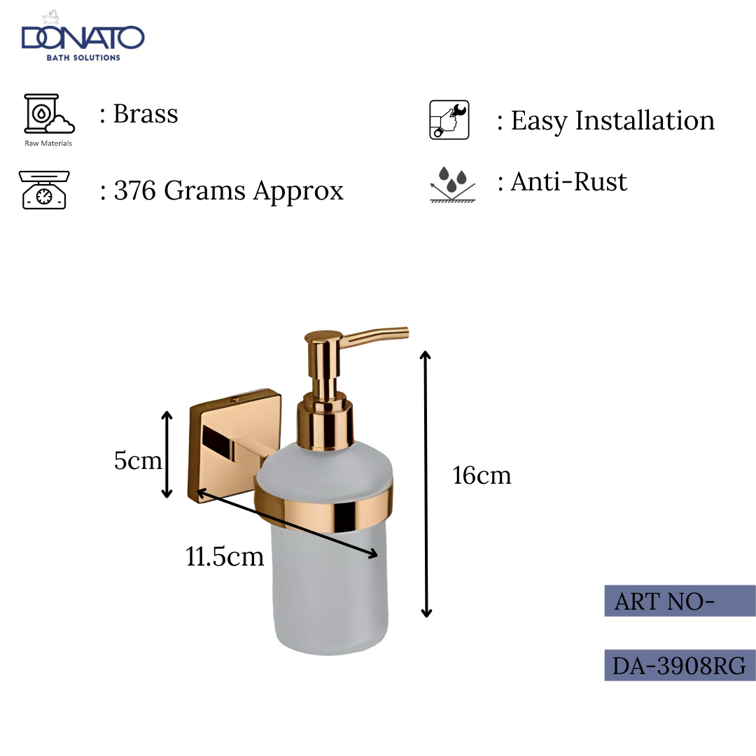 DONATO LIQUID SOAP DISPENSER- REPLAY ROSE GOLD