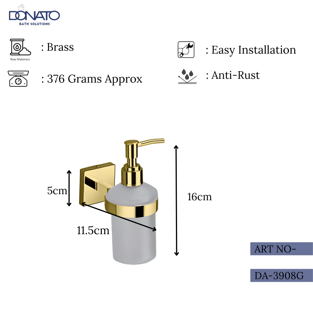 DONATO LIQUID SOAP DISPENSER- REPLAY FRENCH GOLD
