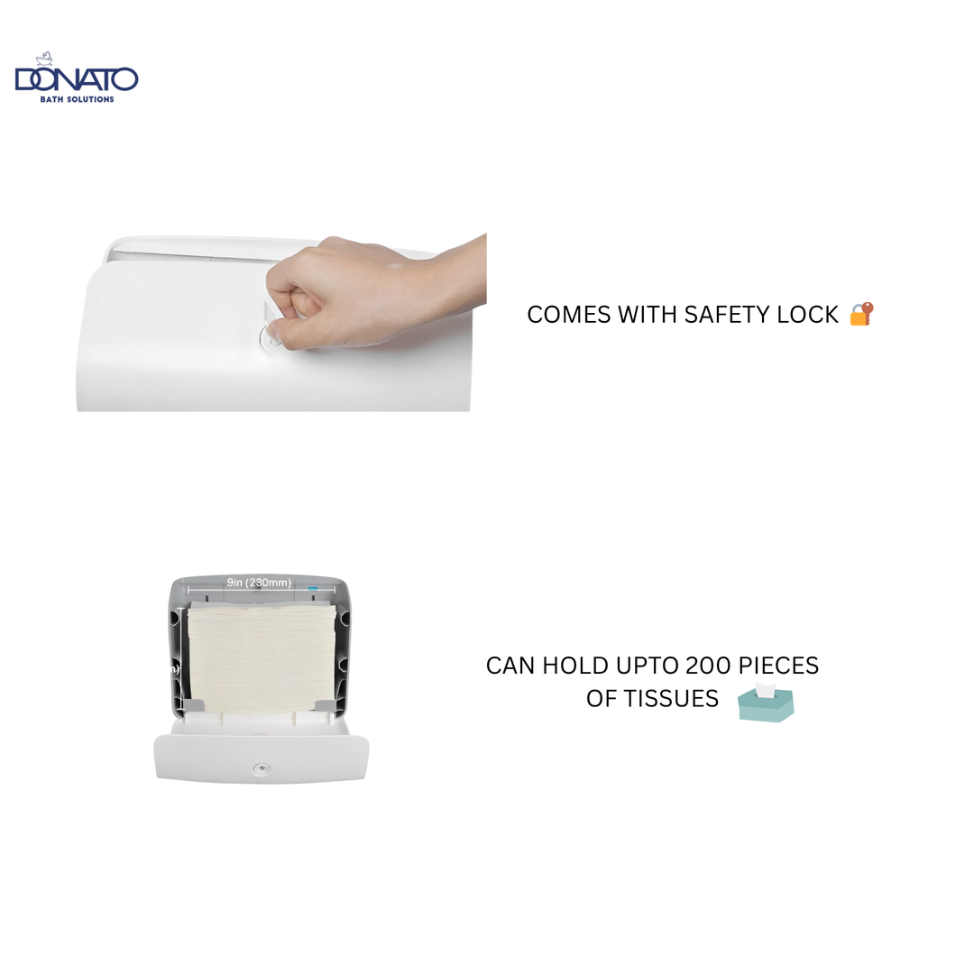 DONATO TISSUE PAPER DISPENSER WHITE