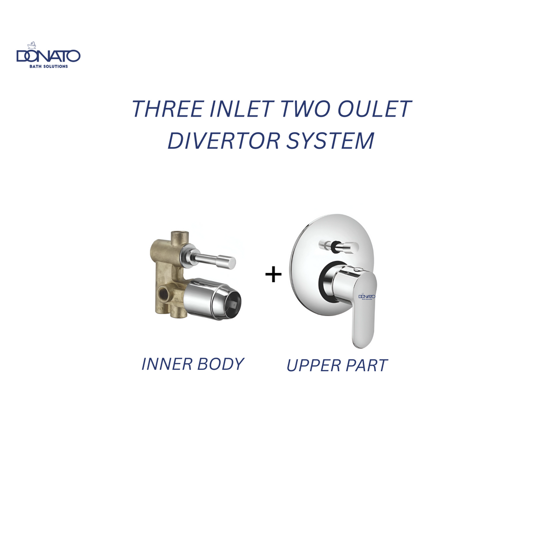 DONATO 3 INLET 2 OUTLET DIVERTER SET - DAISY