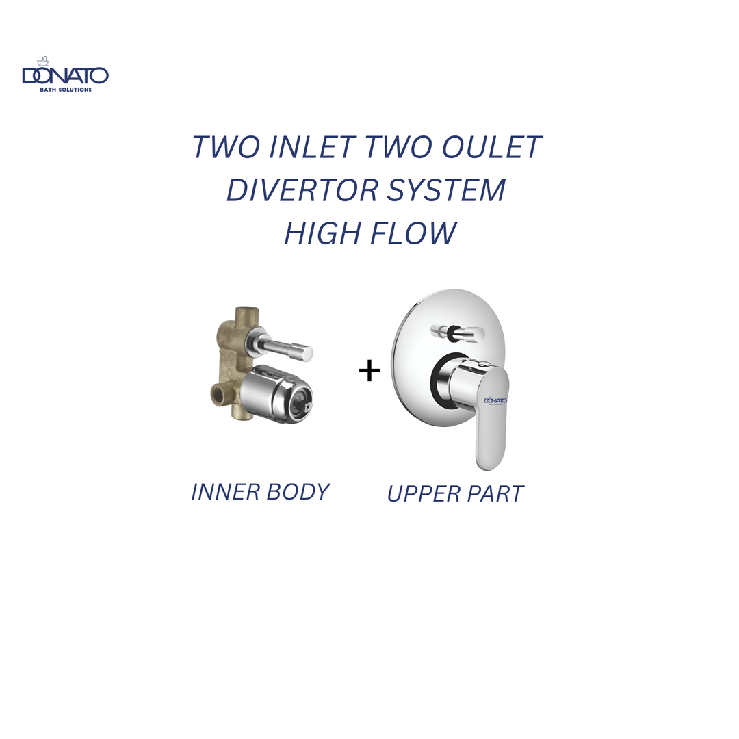 DONATO 2 INLET 2 OUTLET HIGH FLOW DIVERTER SET - DAISY