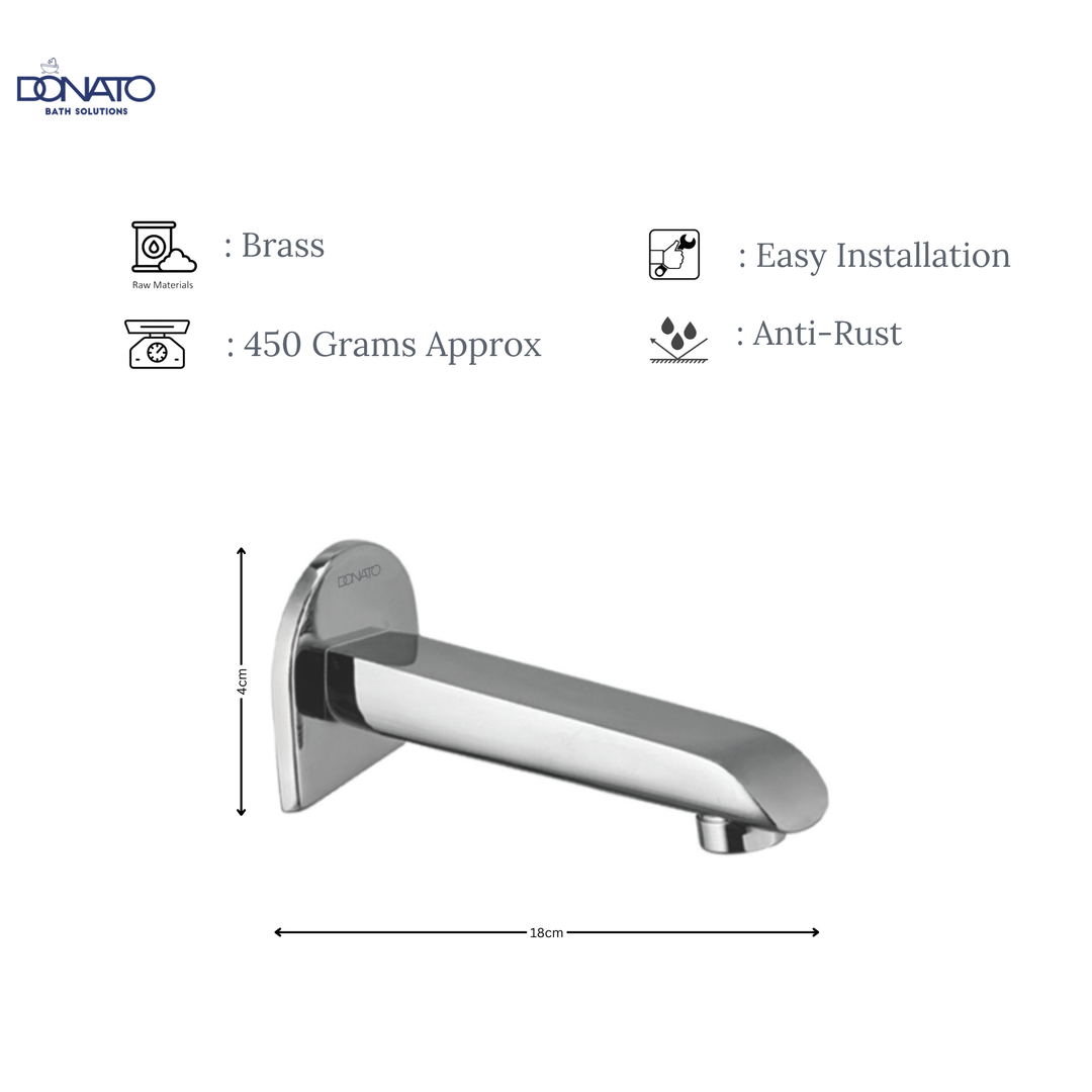 DONATO BRASS SPOUT PLAIN- GRACE