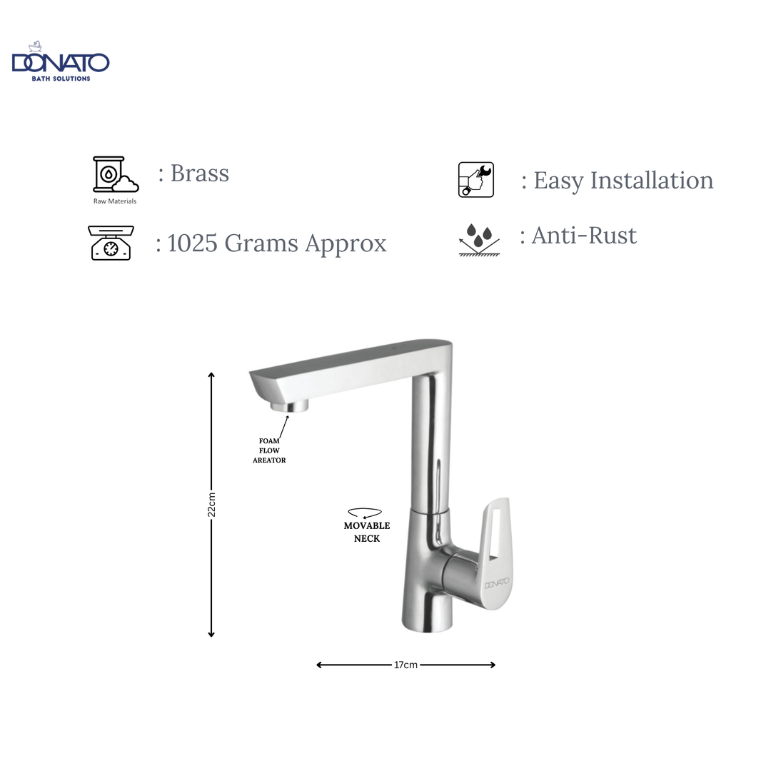 DONATO BRASS SWAN NECK -LAVISH
