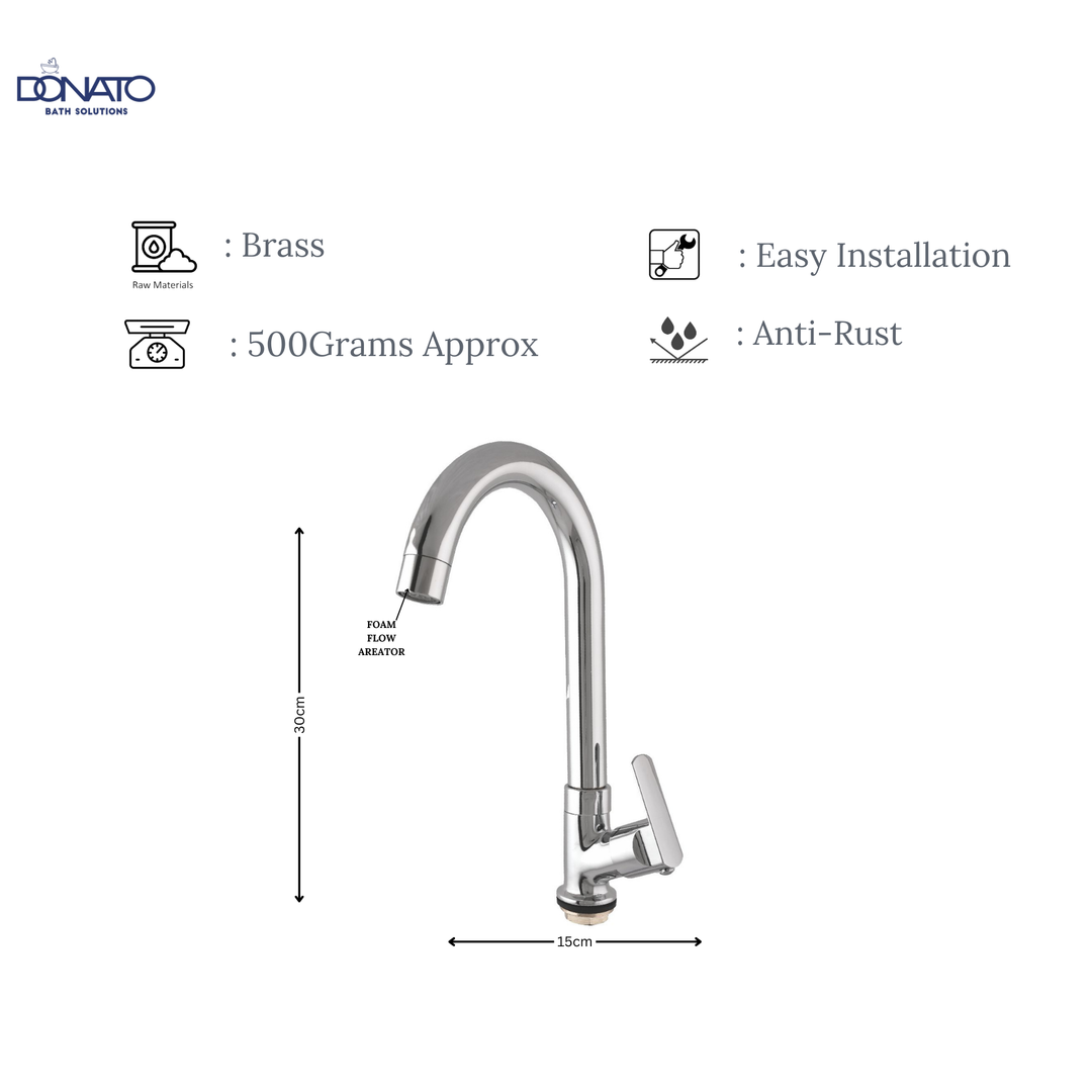 DONATO BRASS SWAN NECK -SLEEK