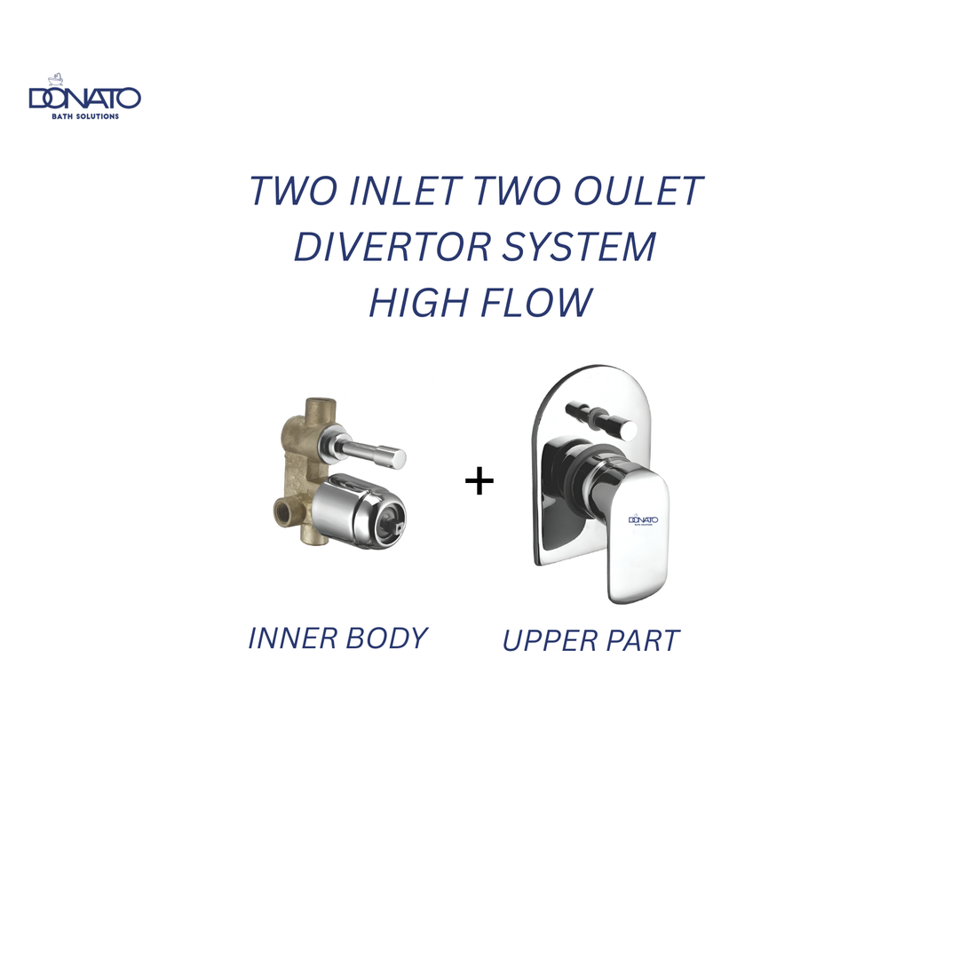 DONATO 2 INLET 2 OUTLET HIGH FLOW DIVERTER SET -GRACE