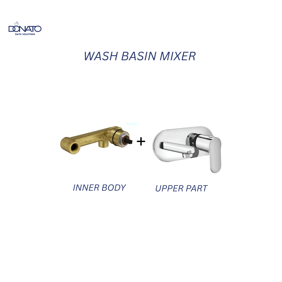 WALL MOUNTED SINGLE LEVER BASIN MIXER SET- DAISY