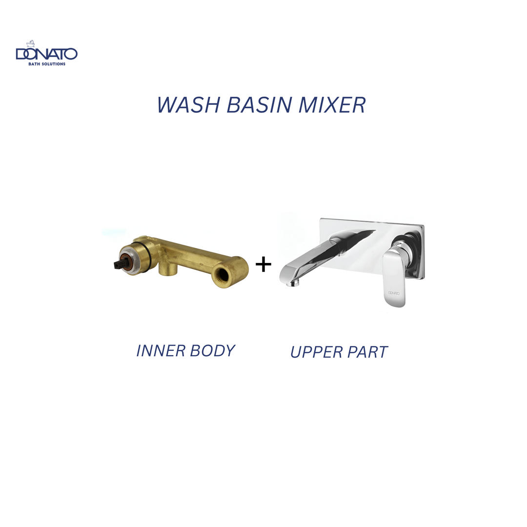 WALL MOUNTED SINGLE LEVER BASIN MIXER SET- GRACE