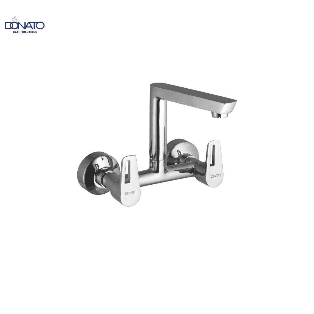 DONATO BRASS SINK MIXER WALL MOUNTED -LAVISH