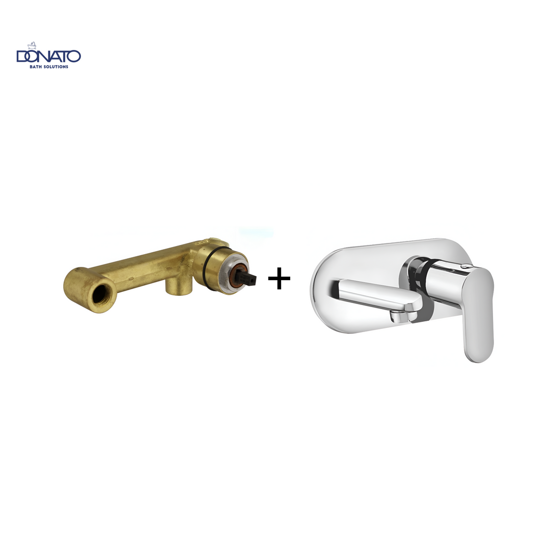 WALL MOUNTED SINGLE LEVER BASIN MIXER SET- DAISY