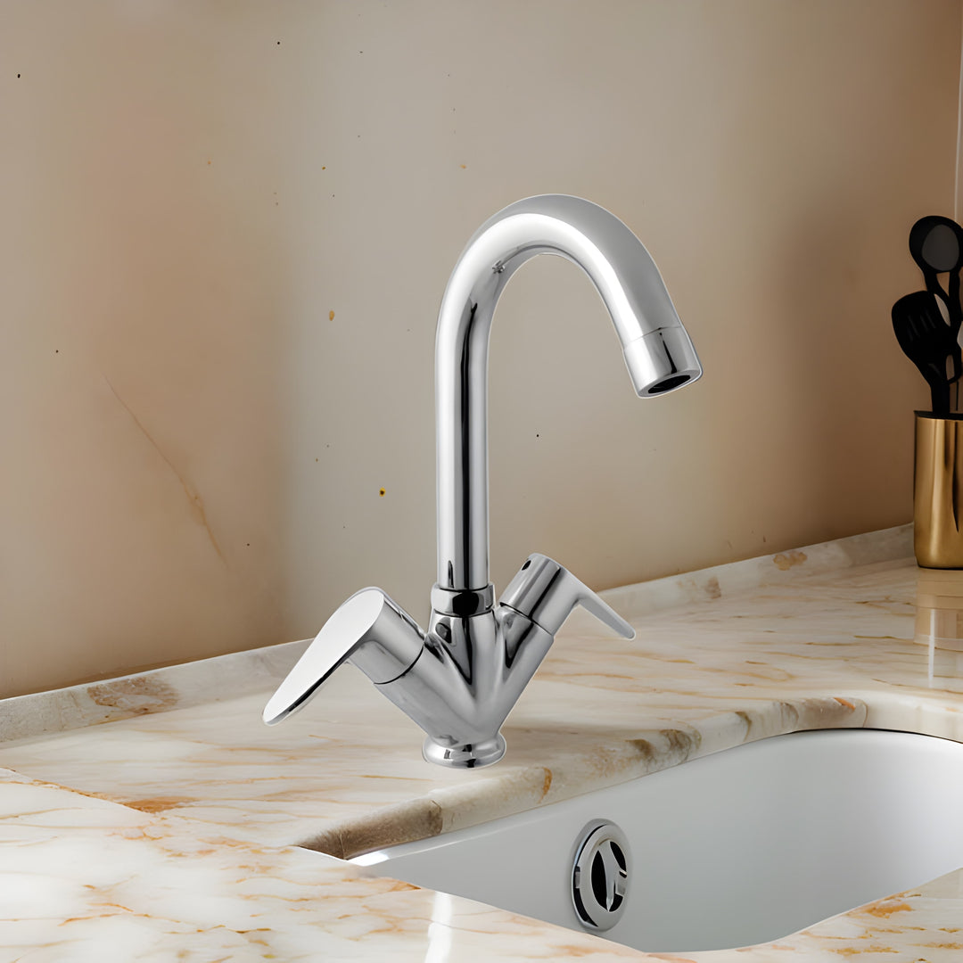 Modern Center Hole Basin Mixer - Sleek Bathroom Faucet Design