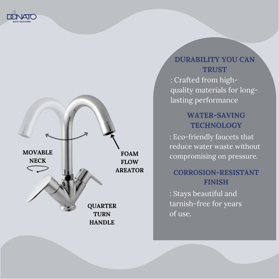 Modern Center Hole Basin Mixer - Sleek Bathroom Faucet Design