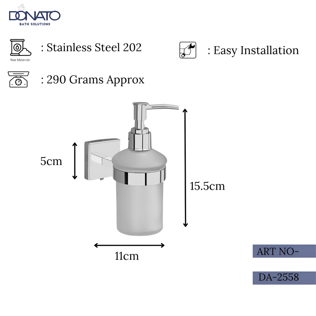 DONATO LIQUID SOAP DISPENSER - ROSE S.S 202