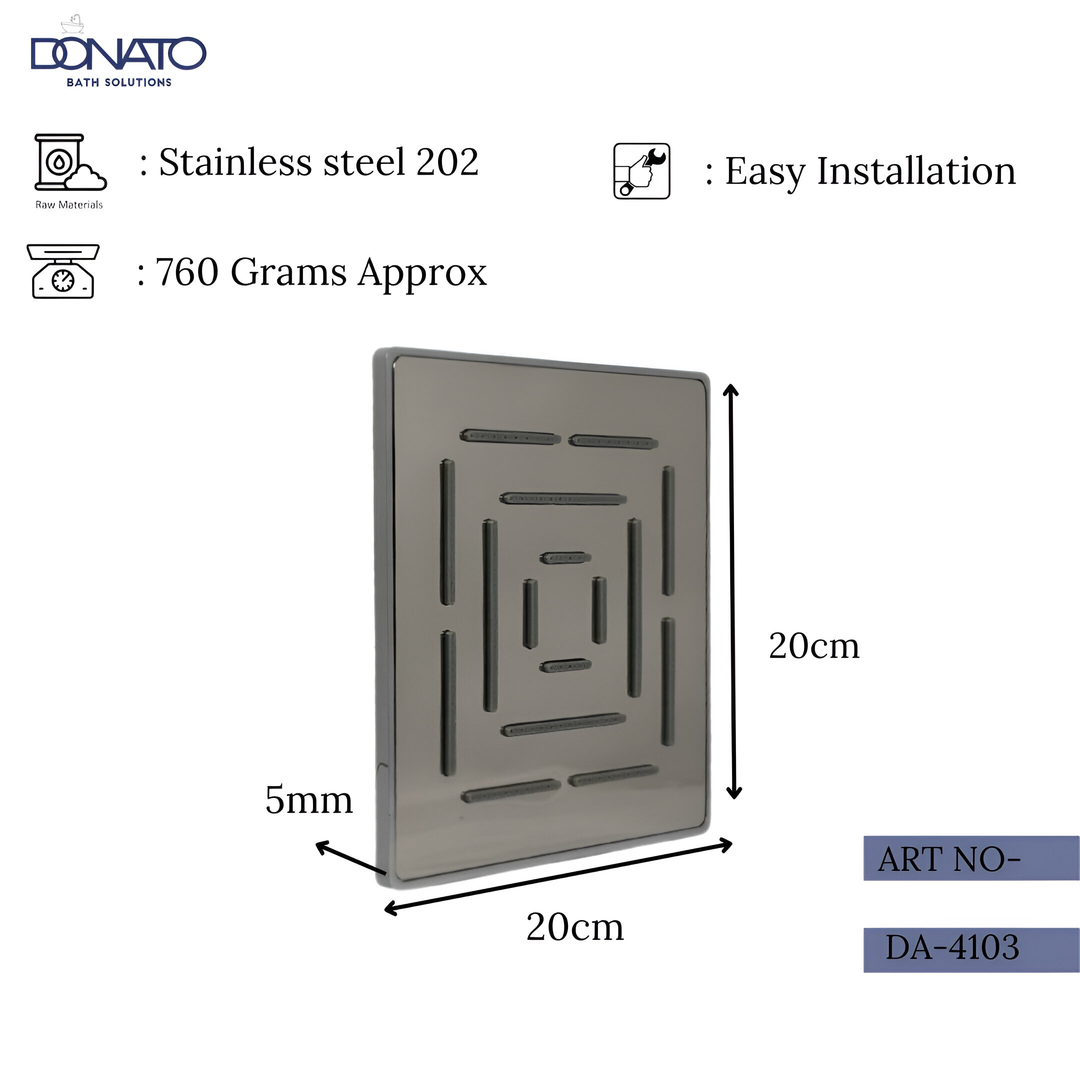 RAIN SHOWER 8"x8" - AMAZE