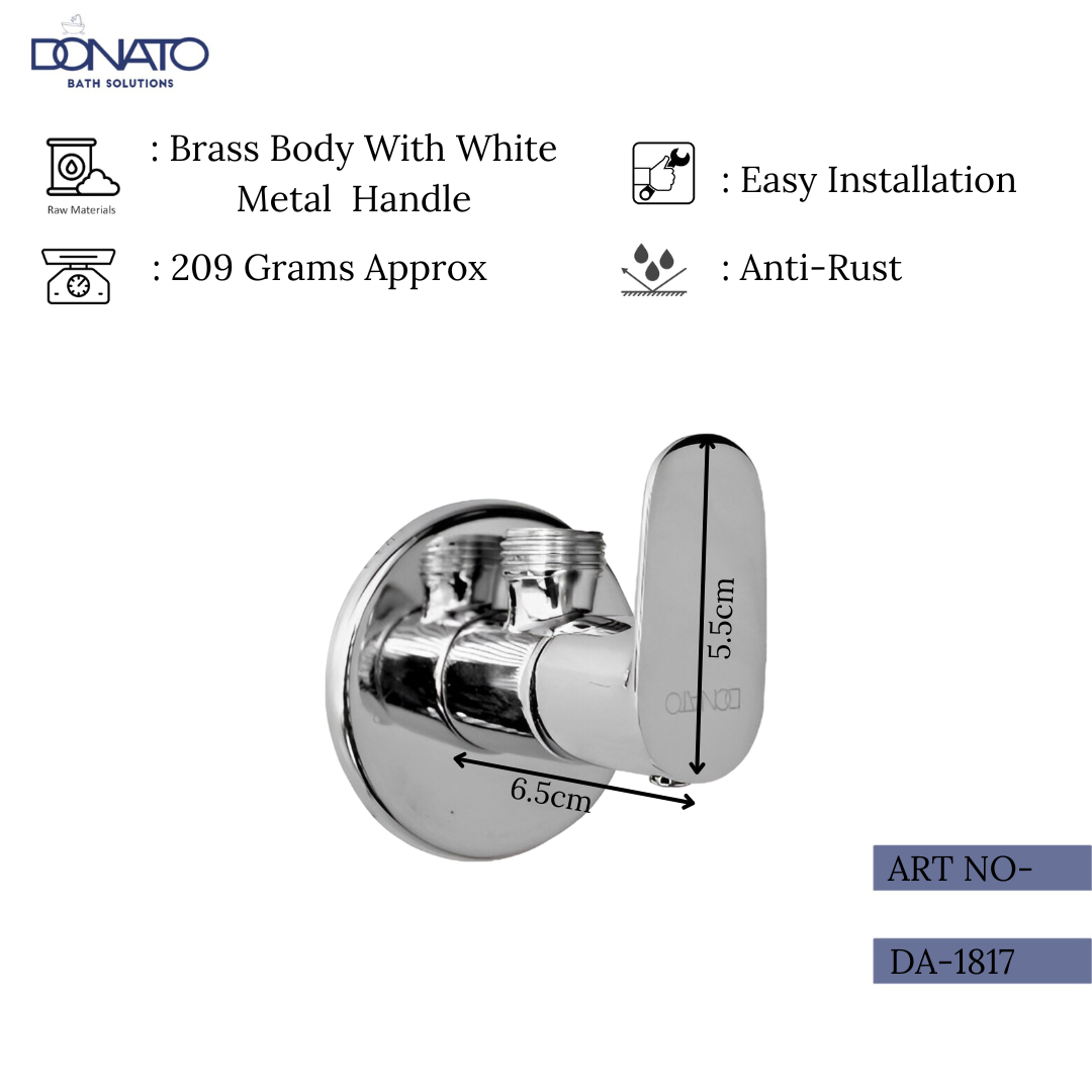 Versatile opal angle valve designed for easy installation and use.