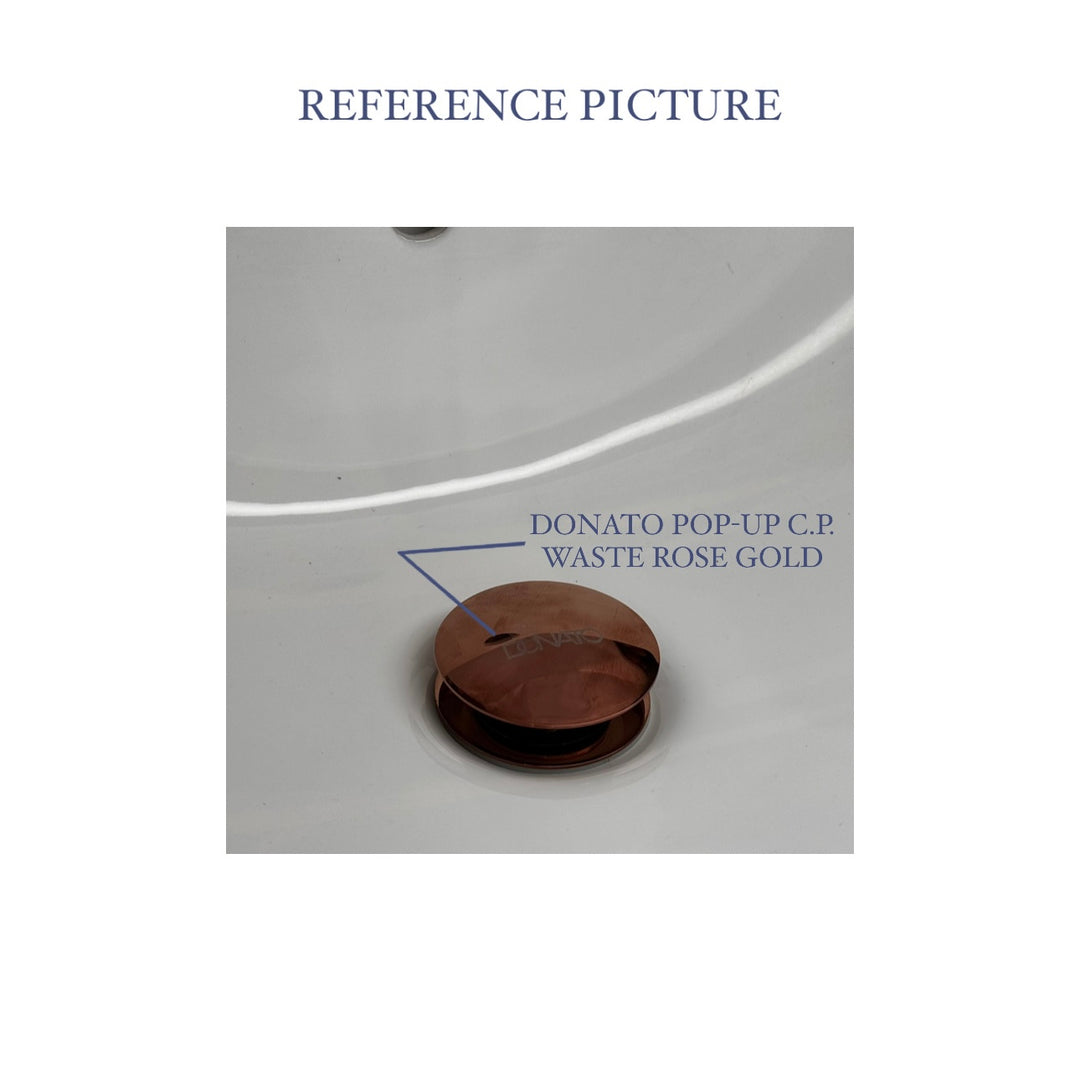 CP POP-UP WASTE ROSE GOLD 7"-WASTE COUPLING