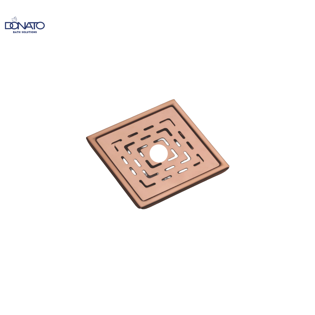 ZEN HOLE 6"x6" ROSE GOLD - SS 304 GRATINGS