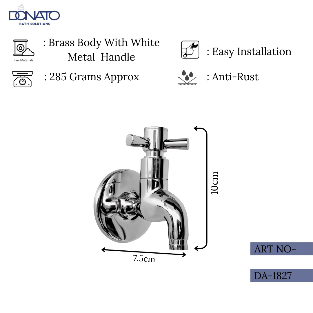 Modern Bib Cock - Sleek Design for Garden and Utility Sinks