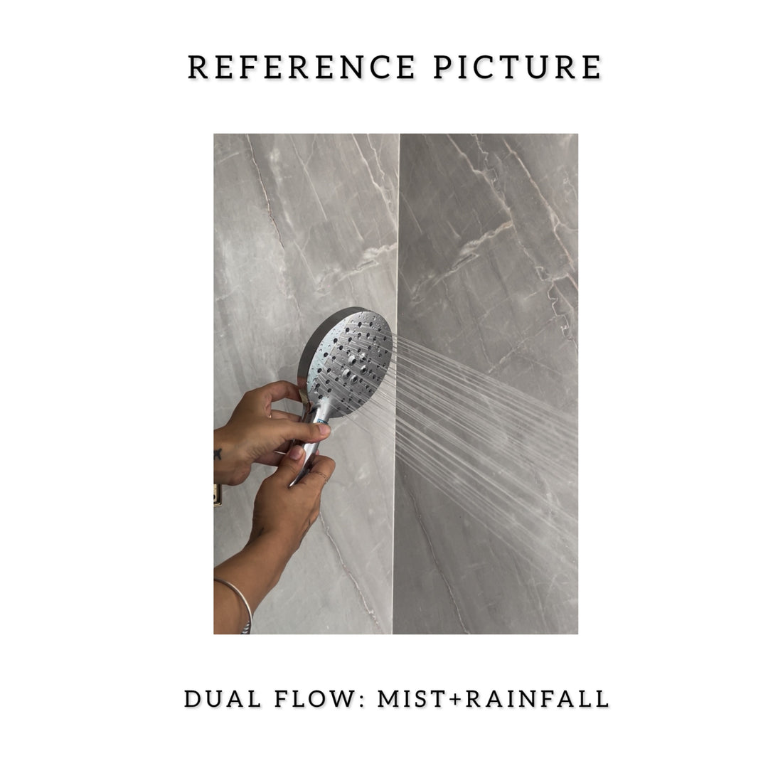 DOPE TELEPHONIC HAND SHOWER WITH ABS HOOK AND 1.5 MTRS. SHOWER TUBE