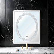 OVAL SHAPED LED MIRROR