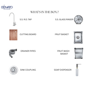 DONATO WATERFALL KITCHEN SINK 30