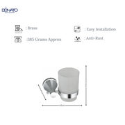 DONATO TUMBLER HOLDER- DROSS BRASS