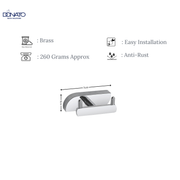 DONATO ROBE HOOK- BENZ BRASS
