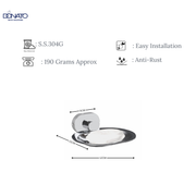 DONATO SOAP DISH-DEXTER S.S 304