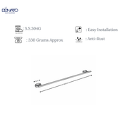 DONATO TOWEL RAIL 24