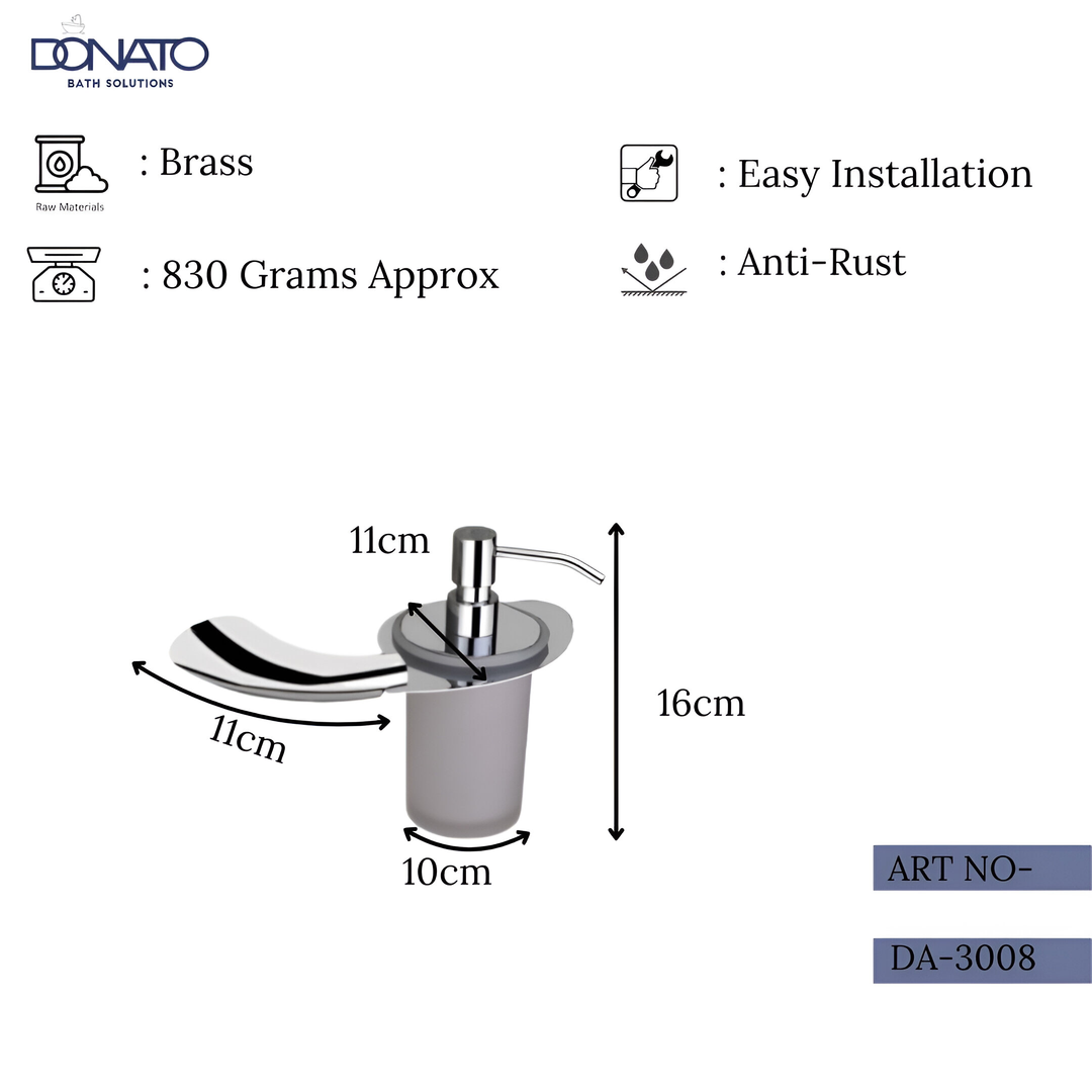 LIQUID SOAP DISPENSER- DROPLET (BRASS)