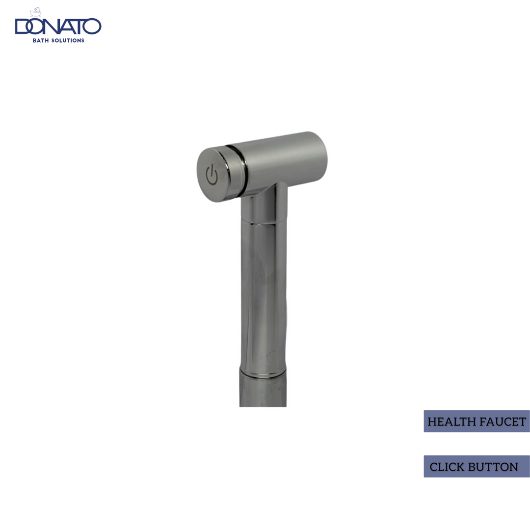 CLICK BUTTON HEALTH FAUCET WITH 1.0 MTRS. SHOWER TUBE AND HOOK