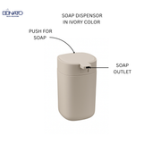 DONATO CUTE SOAP DISPENSER IVORY