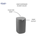 DONATO CUTE SOAP DISPENSER GREY