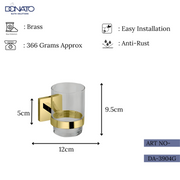 DONATO TUMBLER HOLDER- REPLAY FRENCH GOLD