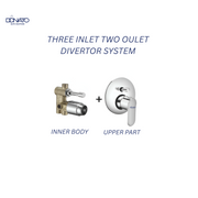 DONATO 3 INLET 2 OUTLET DIVERTER SET - DAISY