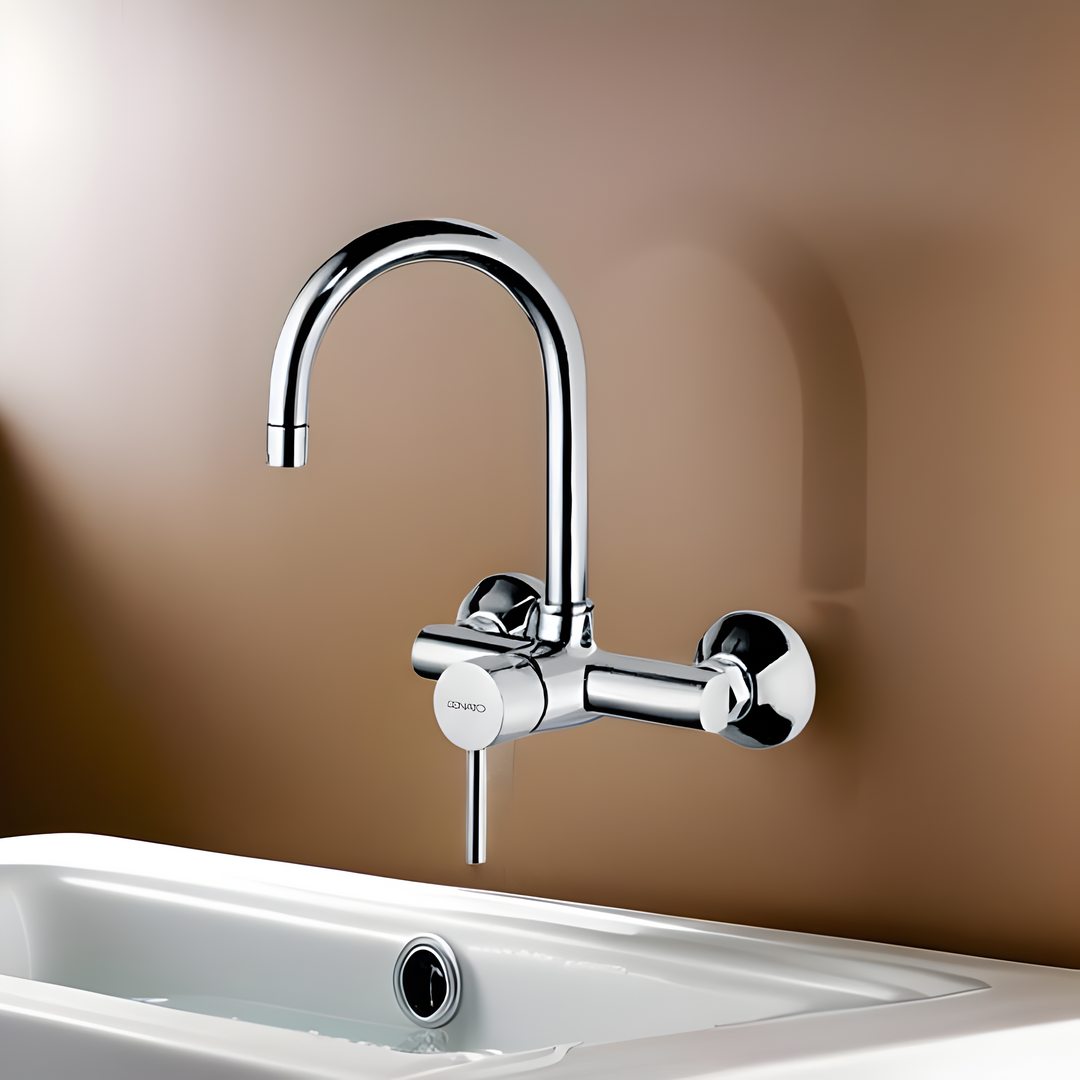 SINGLE LEVER SINK MIXER WALL MOUNTED- FLORENTINE