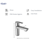 Donato Brass Pillar Cock - LAVISH