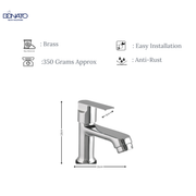 Donato Brass Pillar Cock - SLEEK