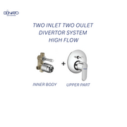 DONATO 2 INLET 2 OUTLET HIGH FLOW DIVERTER SET - DAISY