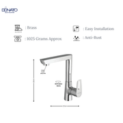 DONATO BRASS SWAN NECK -LAVISH