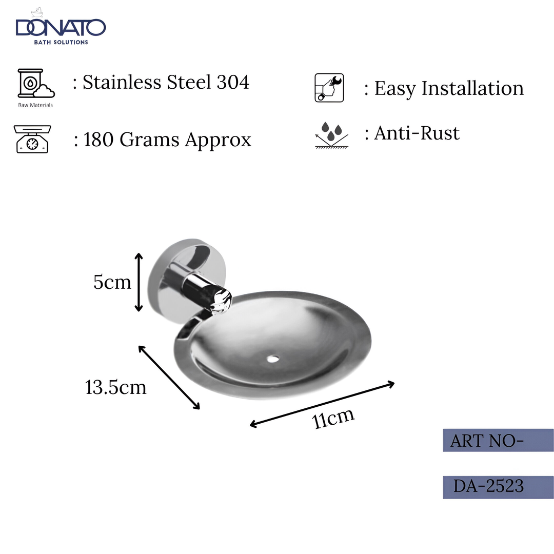 SOAP DISH-TULIP S.S 304