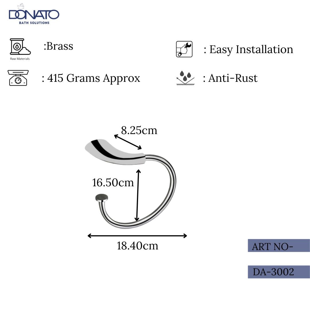 TOWEL RING- DROPLET (BRASS)