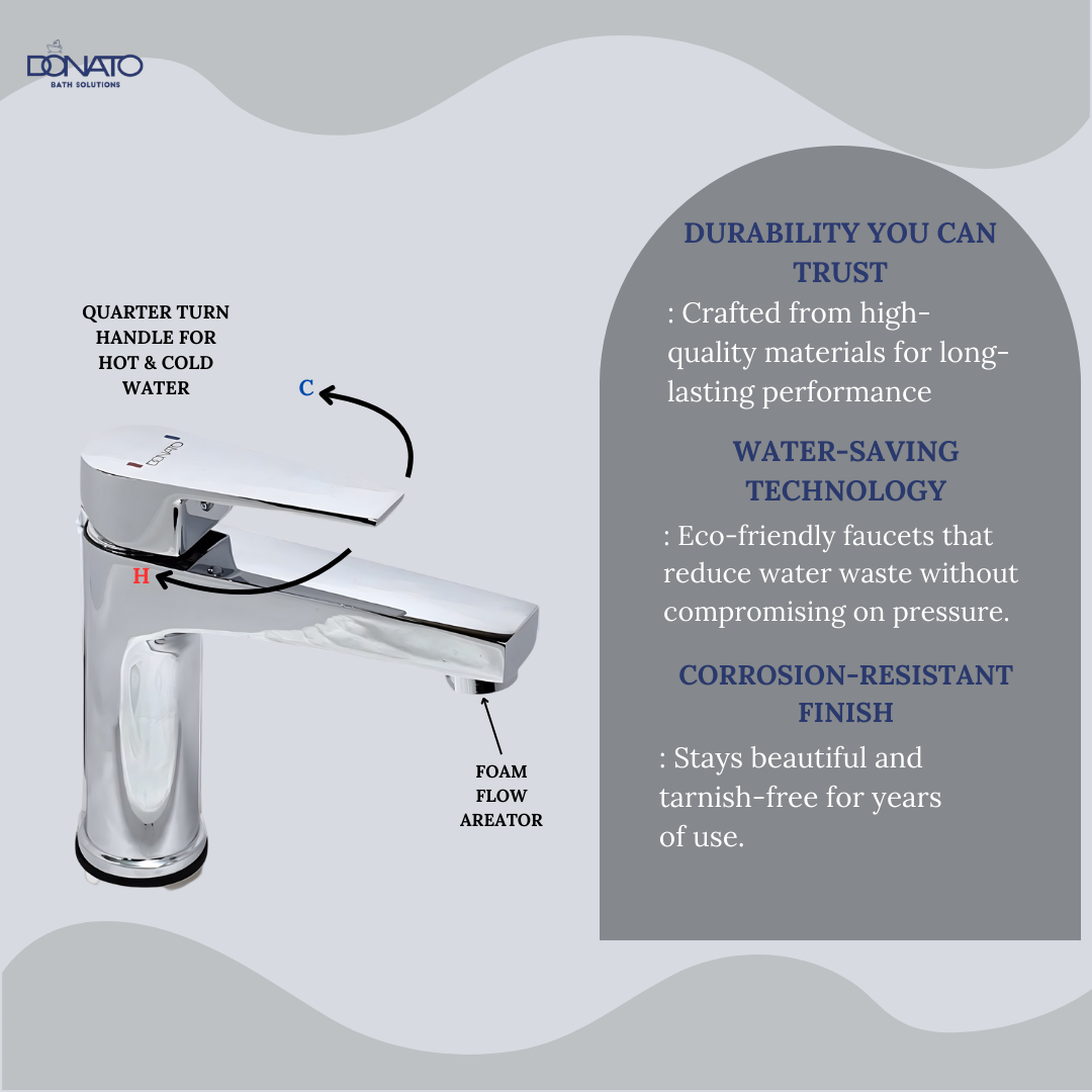 SINGLE LEVER BASIN MIXER- DOLCE