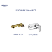 WALL MOUNTED SINGLE LEVER BASIN MIXER SET- DAISY